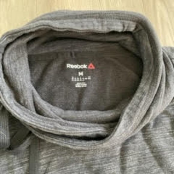 Reebok hoodie-dark grey size M - Picture 4 of 4